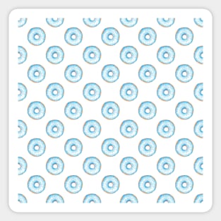 Blue donut Sticker